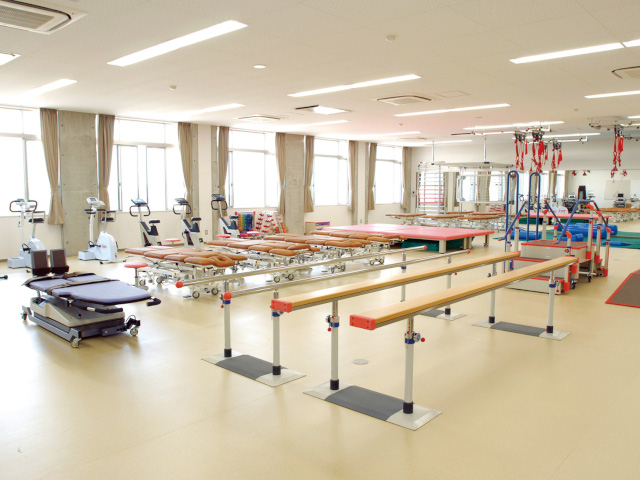 運動療法実習室（笠間キャンパス）：運動療法や運動学で使用する実習室