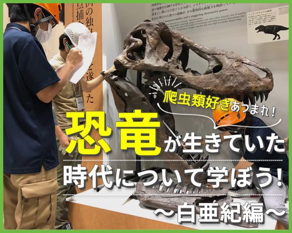 恐竜が生きていた時代について学ぼう！～白亜紀編～／ＴＣＡ東京ＥＣＯ動物海洋専門学校