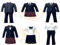 相馬総合高等学校　本校舎の制服