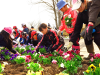 北海道 釧路市立山花小中学校 児童・生徒のみなさん1