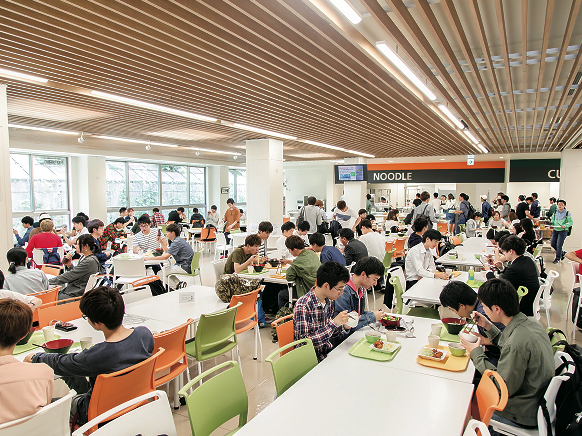 九州産業大学の学食