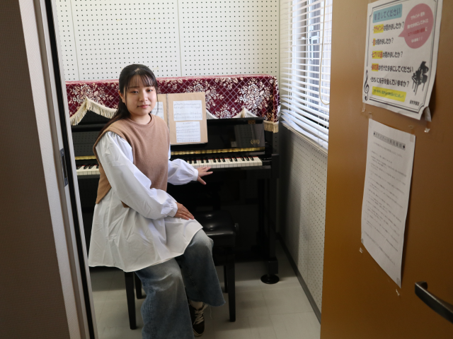 【福浜キャンパス】ピアノブース（4号館）