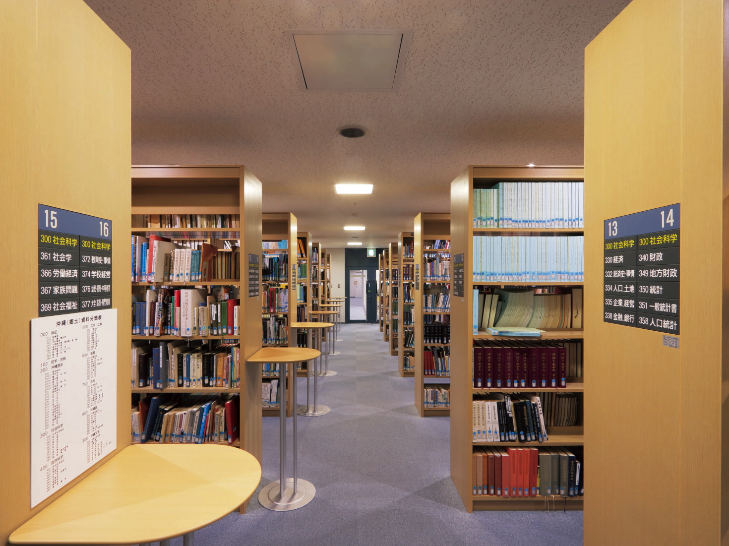 沖縄国際大学の図書館