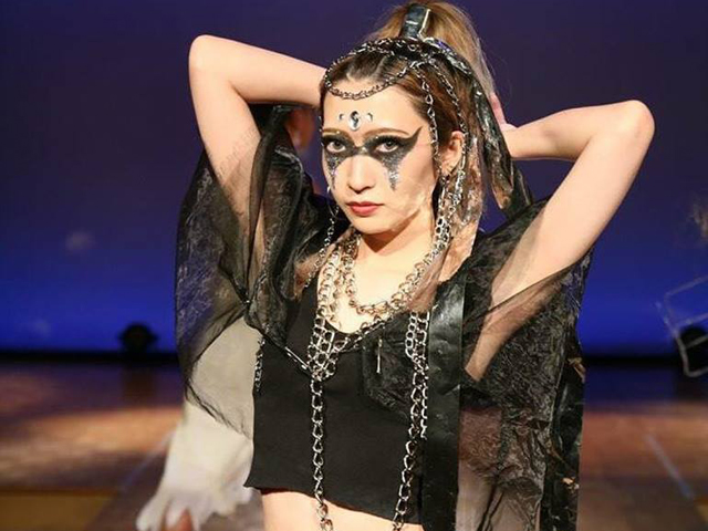 授業で学んだ美容技術を一つの作品に